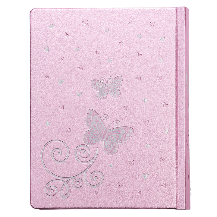 Metallic Pink Faux Leather My Creative Bible for Girls - an ESV Journaling Bible