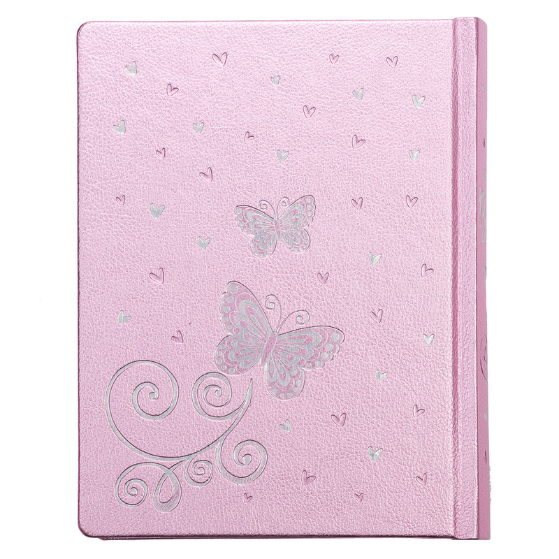 Metallic Pink Faux Leather My Creative Bible for Girls - an ESV Journaling Bible