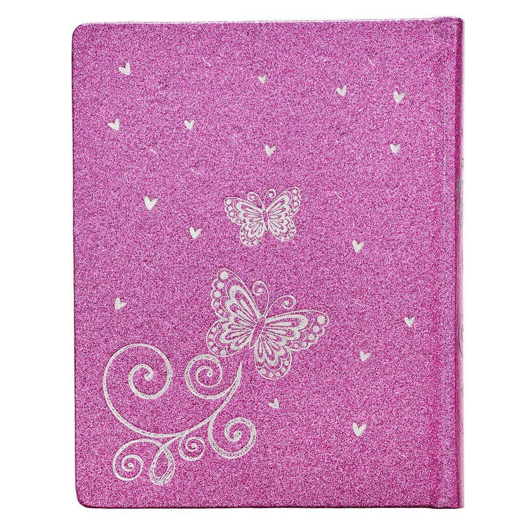 Purple Glitter My Creative Bible for Girls - an ESV Journaling Bible By Amanda Cowles