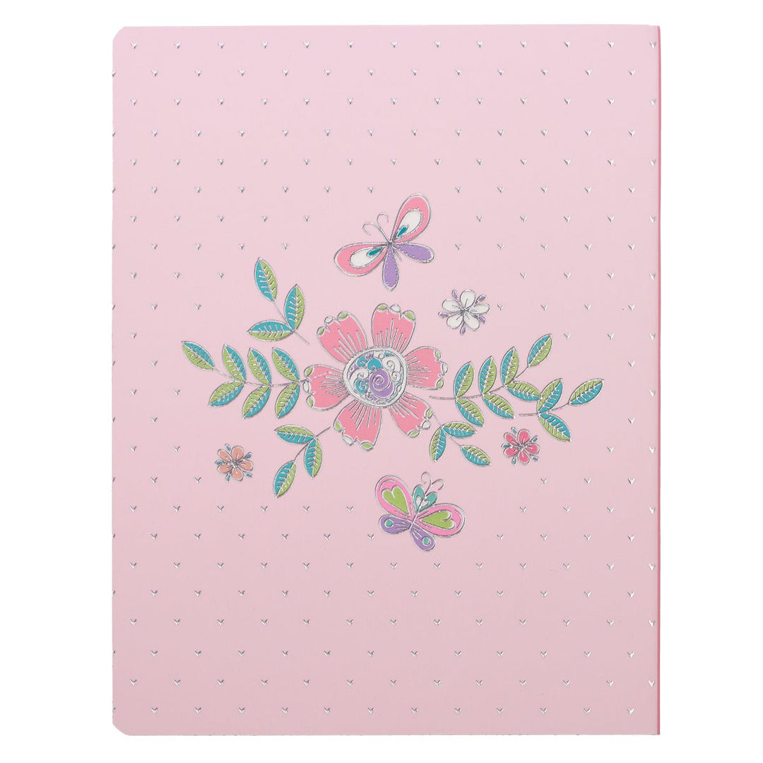 Pink Floral Heart Flexcover My Creative Bible for Girls - an ESV Journaling Bible BY AMANDA COWLES