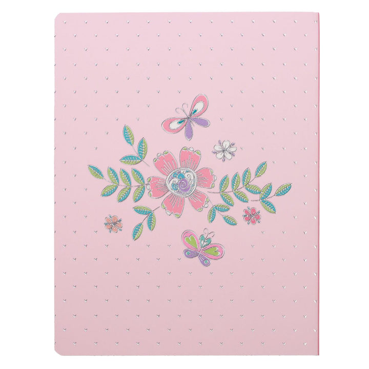 Pink Floral Heart Flexcover My Creative Bible for Girls - an ESV Journaling Bible BY AMANDA COWLES
