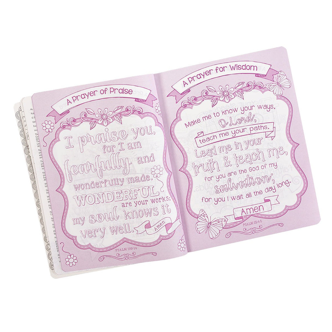 Pink Floral Heart Flexcover My Creative Bible for Girls - an ESV Journaling Bible BY AMANDA COWLES