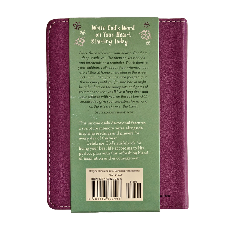 Everyday Bible Memory Devotional for Women: 365 Days in God&