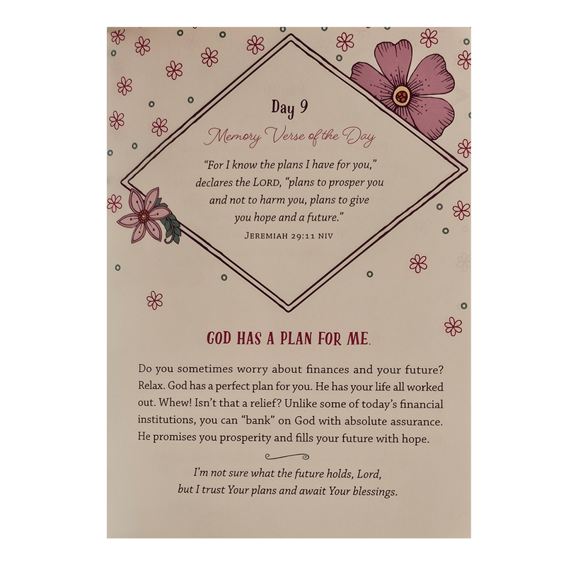 Everyday Bible Memory Devotional for Women: 365 Days in God&
