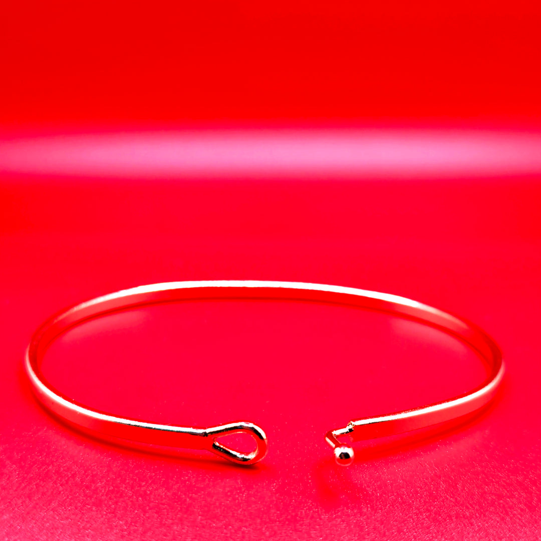 EXPECT GREAT THINGS Inspirational Message Bracelet Positive Message Engraved Thin Bangle - Jewelry
