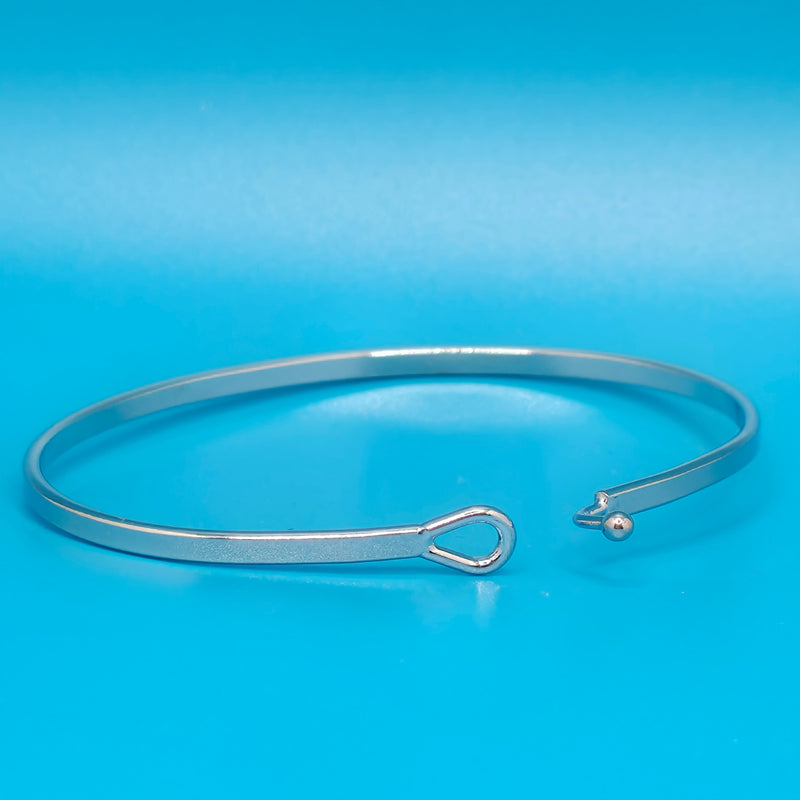 EXPECT GREAT THINGS Inspirational Message Bracelet Positive Message Engraved Thin Bangle - Jewelry