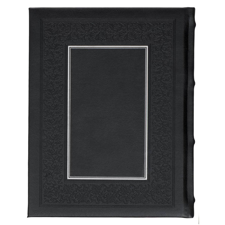 Black Faux Leather Hardcover Family Heritage Bible