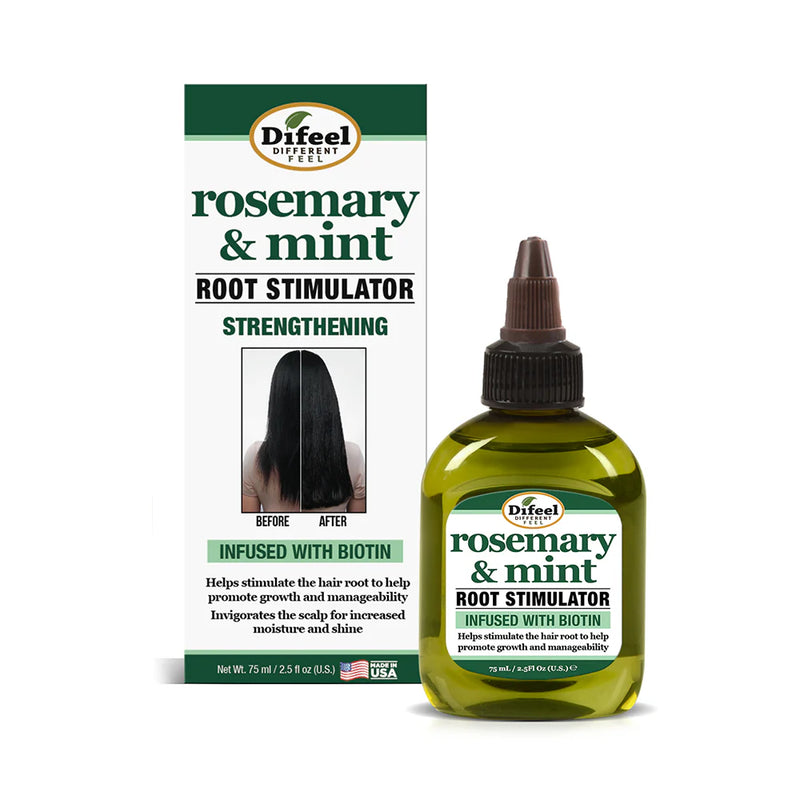 Difeel Rosemary and Mint Premium Hair Oil with Biotin 2.5 oz.