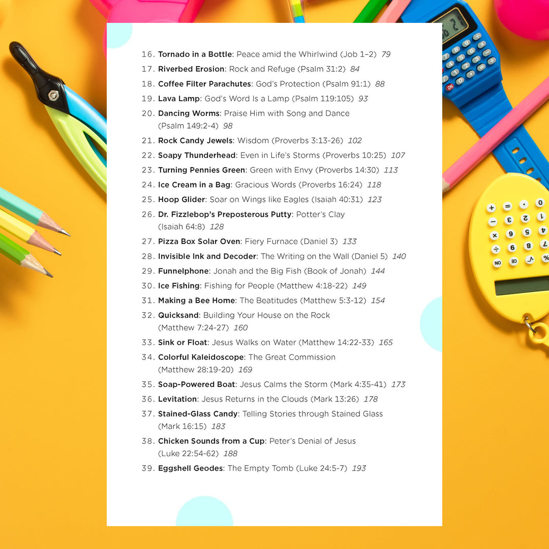 Faith and Science with Dr. Fizzlebop: 52 Fizztastically Fun Experiments and Devotions for Families by Brock Eastman (Author)
