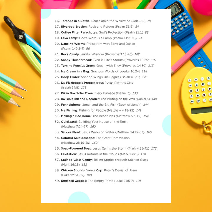 Faith and Science with Dr. Fizzlebop: 52 Fizztastically Fun Experiments and Devotions for Families by Brock Eastman (Author)