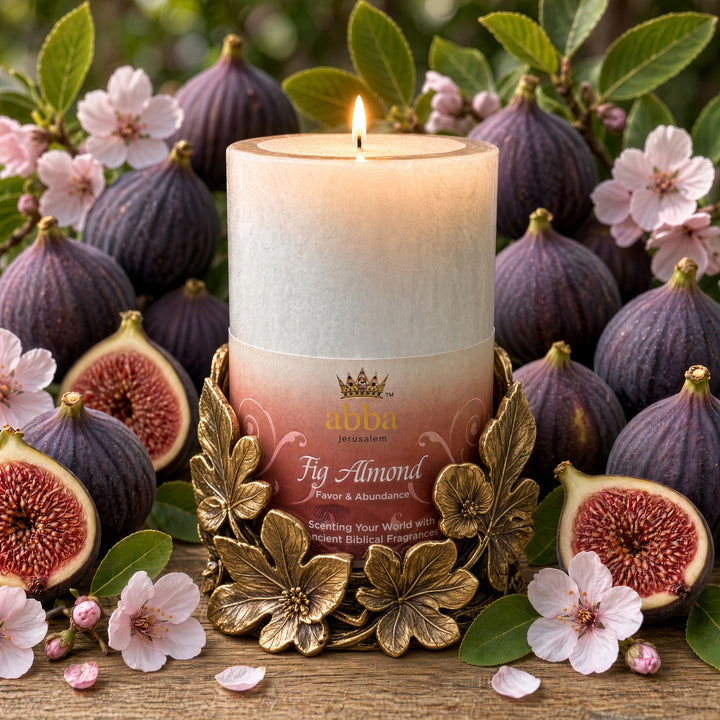 Fig Almond Pillar Candle
