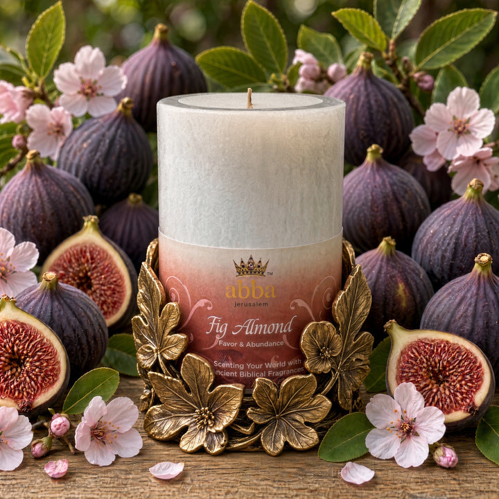 Fig Almond Pillar Candle