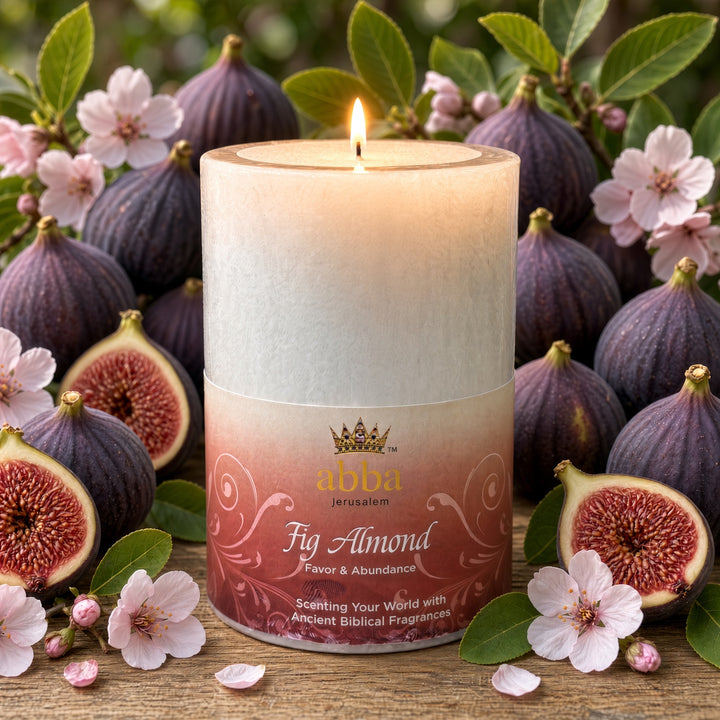 Fig Almond Pillar Candle