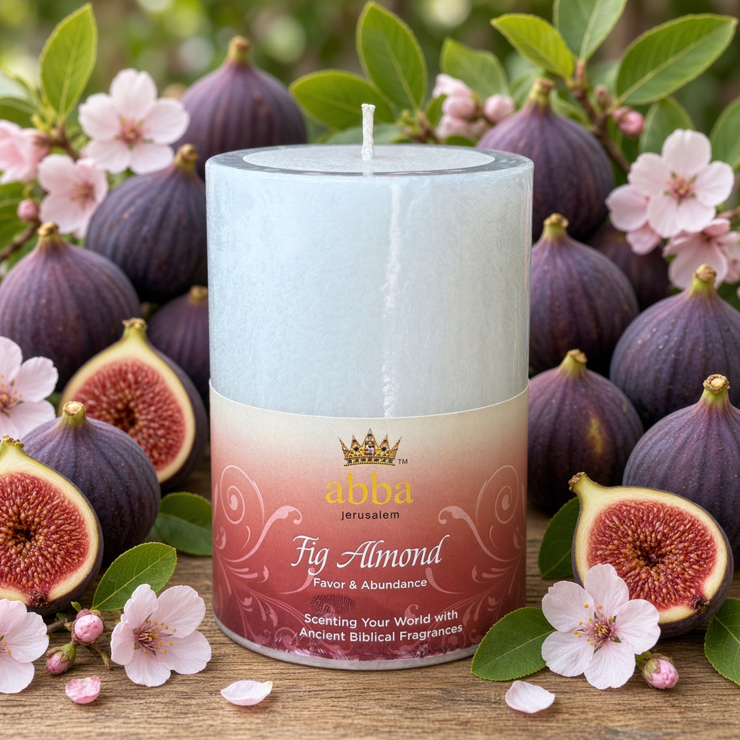 Fig Almond Pillar Candle