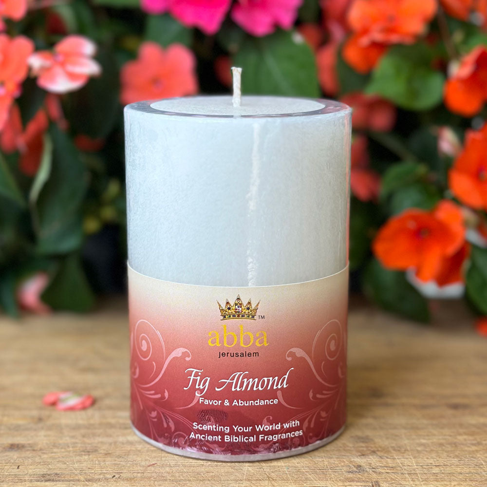 Fig Almond Pillar Candle