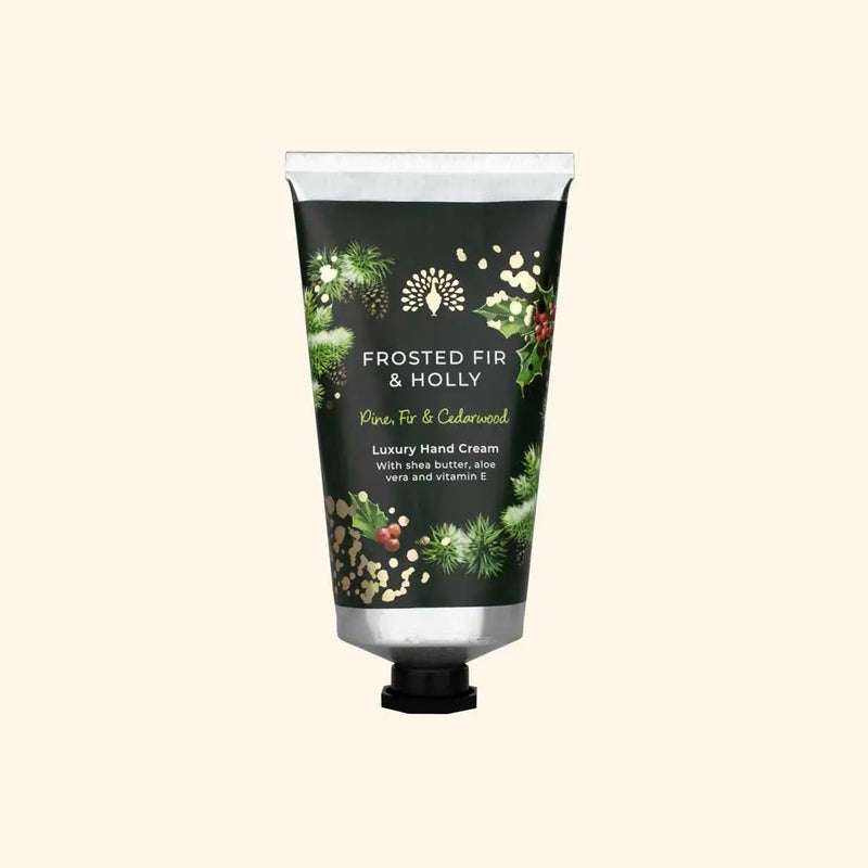 Christmas Tidings Frosted Fir and Holly Hand Cream