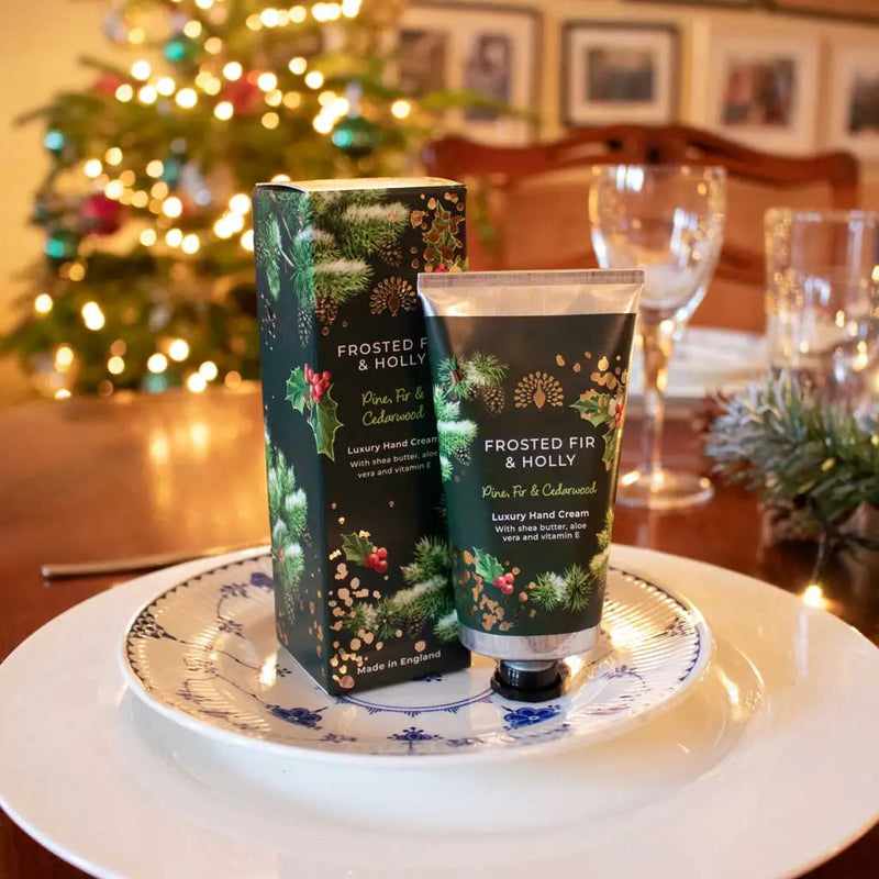 Christmas Tidings Frosted Fir and Holly Hand Cream