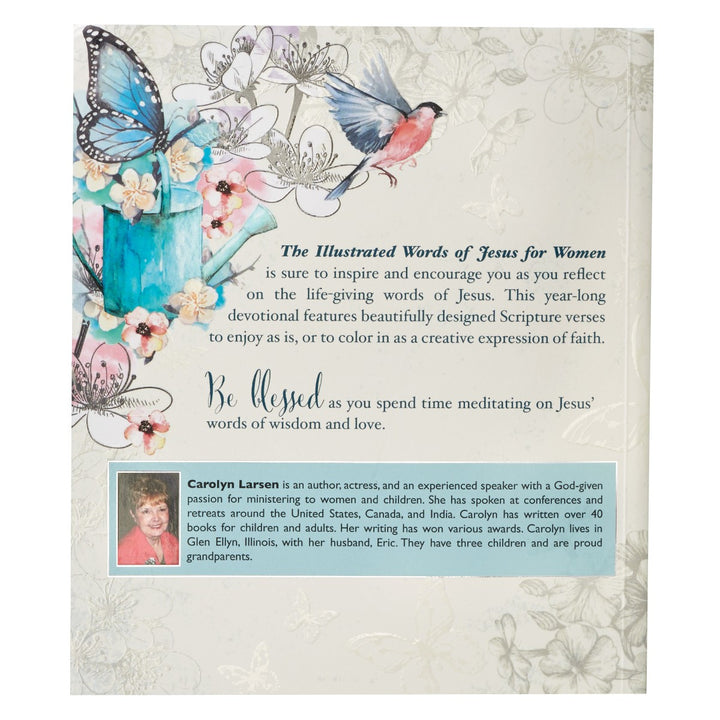 The illustrated Words of Jesus for Women Devotional BY CAROLYN LARSEN