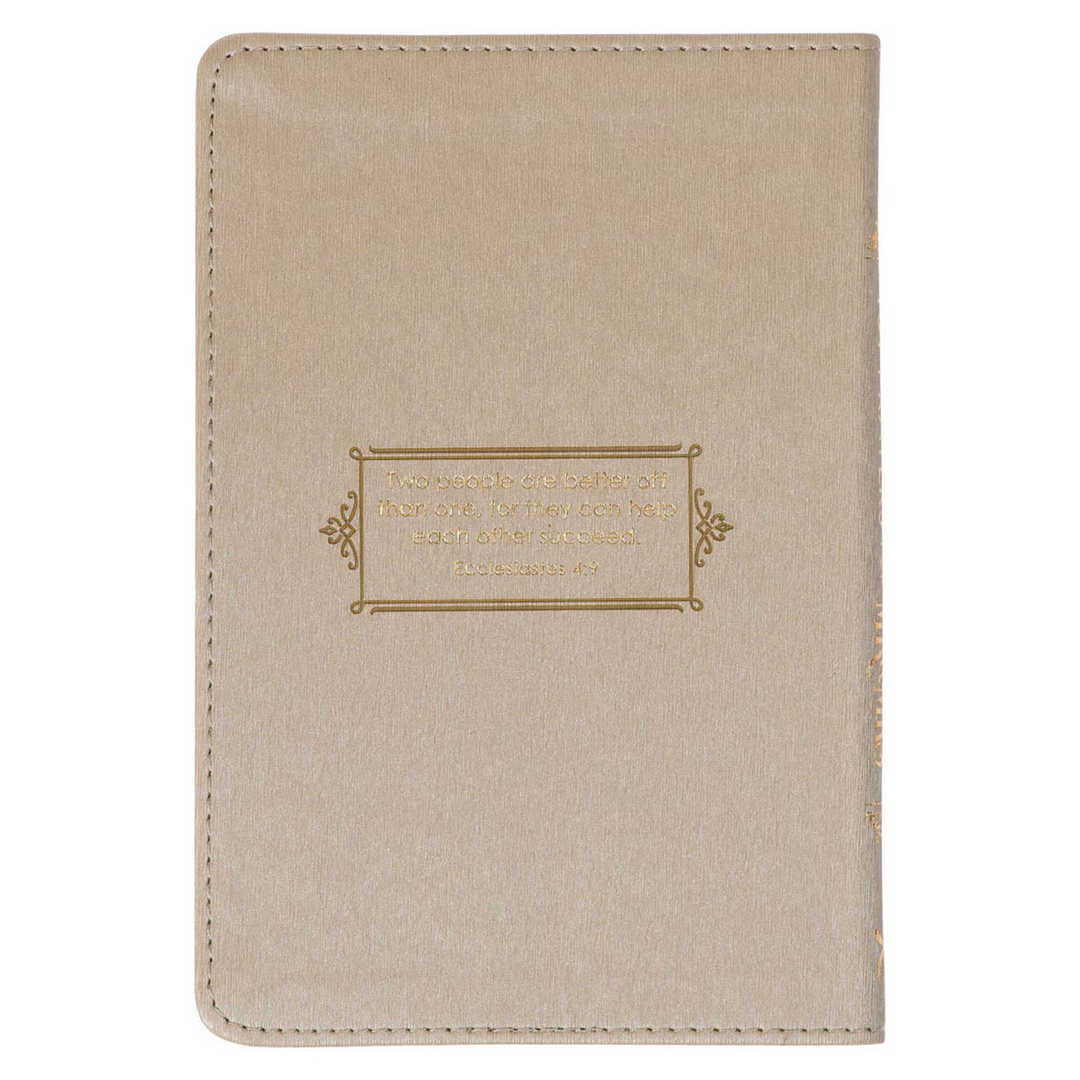 101 Prayers for Mr. &amp; Mrs. Gold Faux Leather Prayer Book