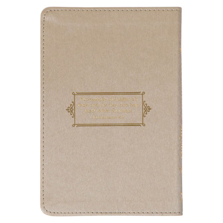 101 Prayers for Mr. &amp; Mrs. Gold Faux Leather Prayer Book