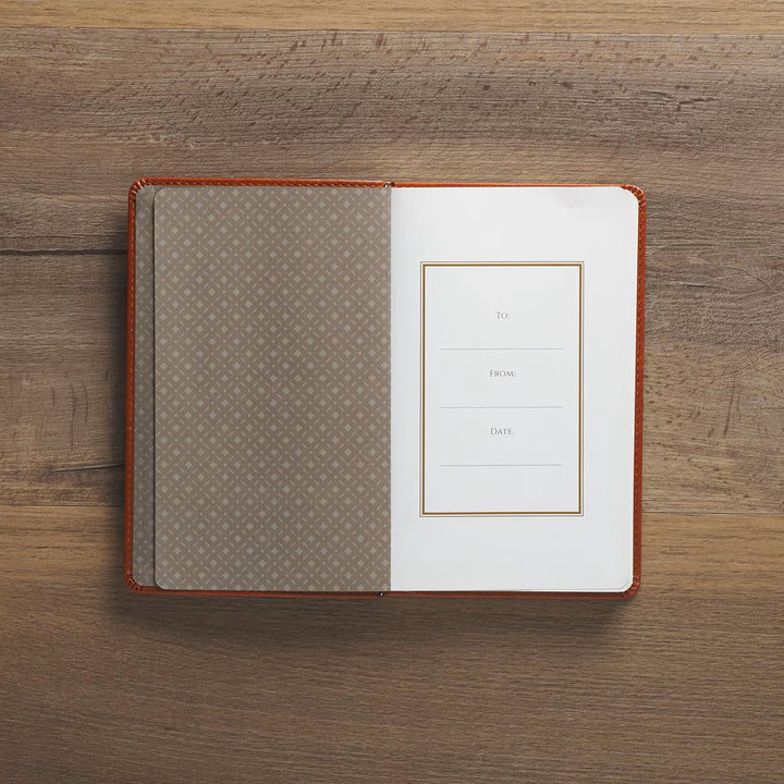 Jesus the High Road Leader Chestnut Brown Faux Leather Gift Book by Chris Hodges