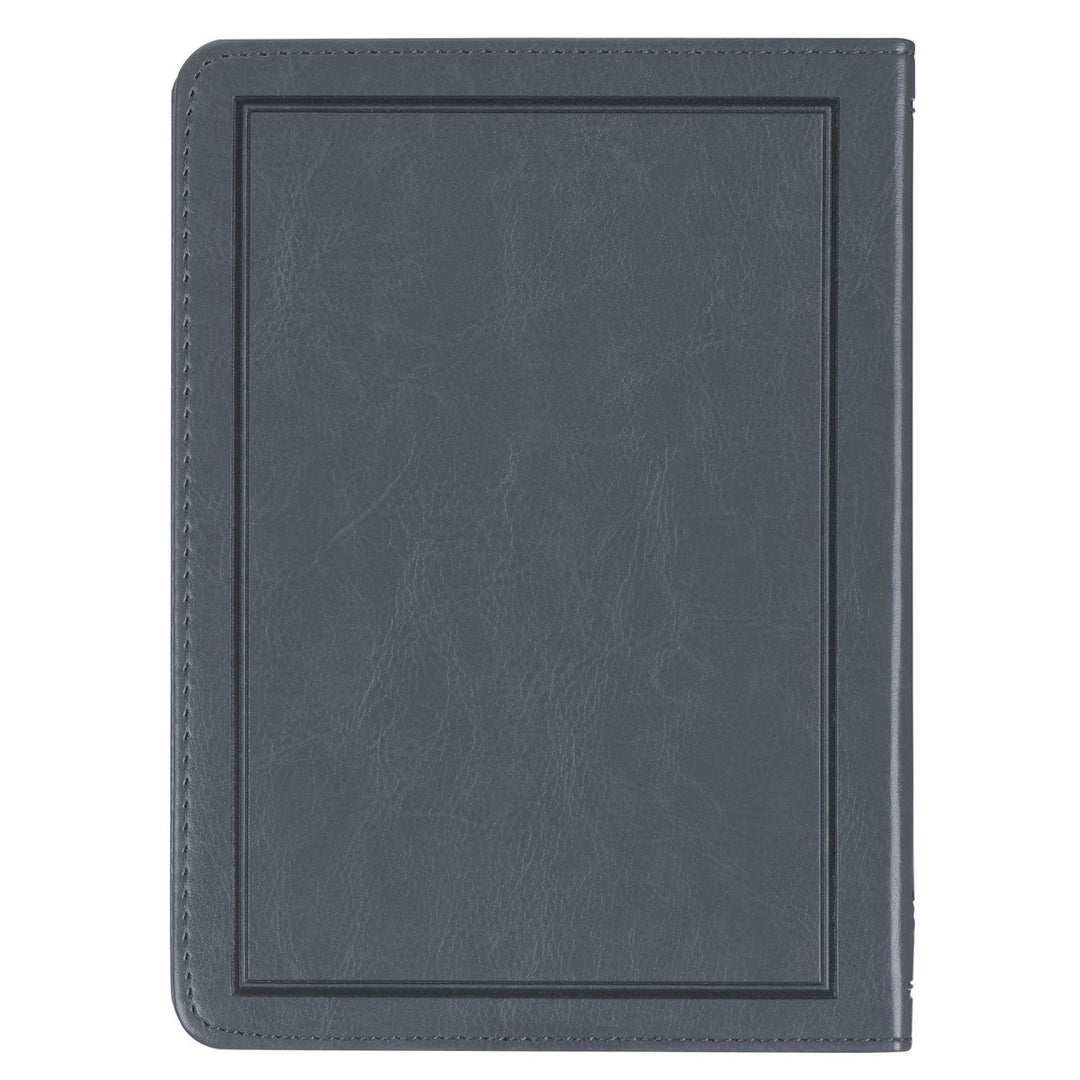 Legacy of Leaders Gray Faux Leather Devotional By Robert Noland