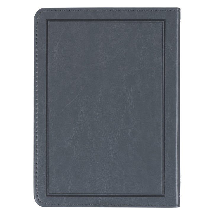 Legacy of Leaders Gray Faux Leather Devotional By Robert Noland