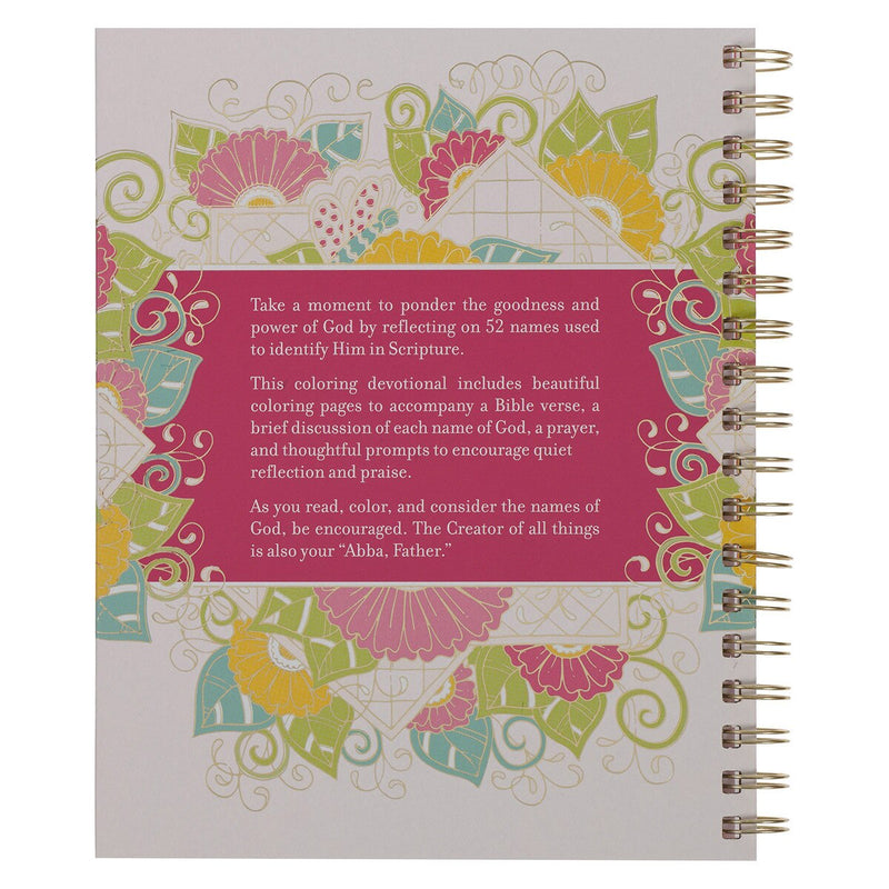 Coloring the Names of God Coloring Devotional by Ann-Margret Hovsepian