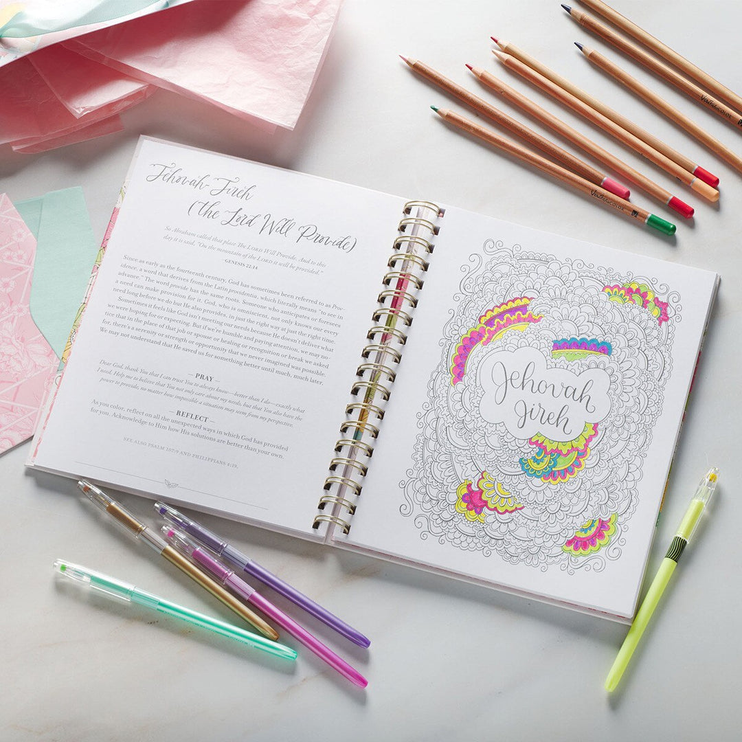 Coloring the Names of God Coloring Devotional by Ann-Margret Hovsepian