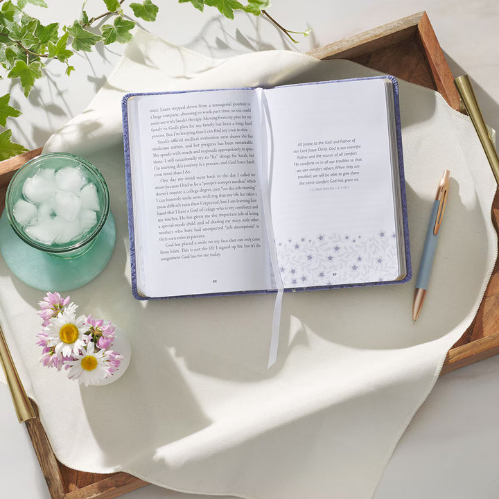 Moments of Grace for Moms: Stories and Scriptures Purple Gift Book by Carol Kent, Ellie Kay