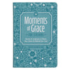 Moments of Grace for Teachers: Stories & Scriptures Blue Faux Leather Gift Book by Carol Kent, Vicki Caruana
