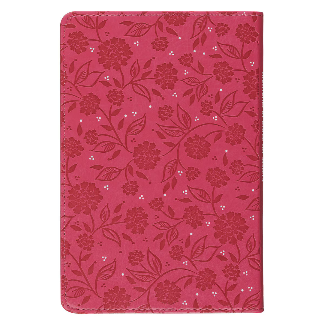 Moments of Grace for Sisters: Stories and Scriptures Pink Faux Leather Gift Book by Carol Kent