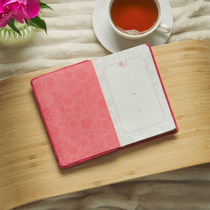 Moments of Grace for Sisters: Stories and Scriptures Pink Faux Leather Gift Book by Carol Kent