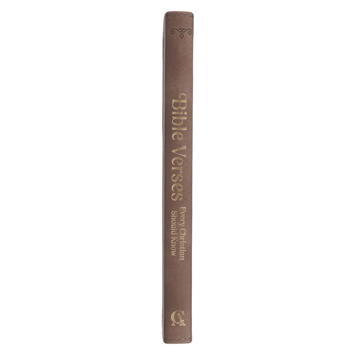 Bible Verses Every Christian Should Know Brown Faux Leather Devotional by Josh Moody