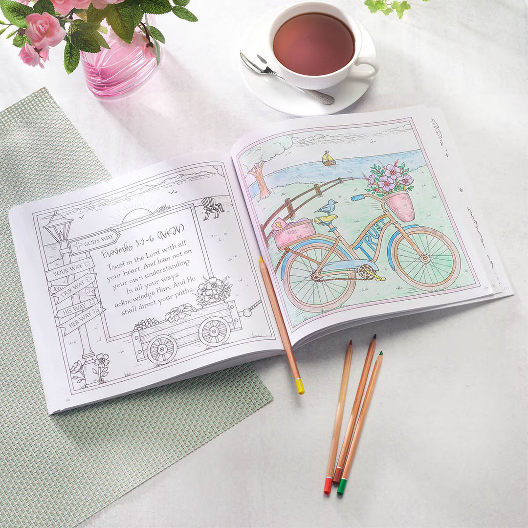 More Precious than Gold: A 52-Week Scripture Coloring Adventure and Memory Book by Shannon Roberts
