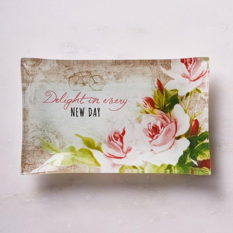 Delight In Every New Day - Trinket Tray