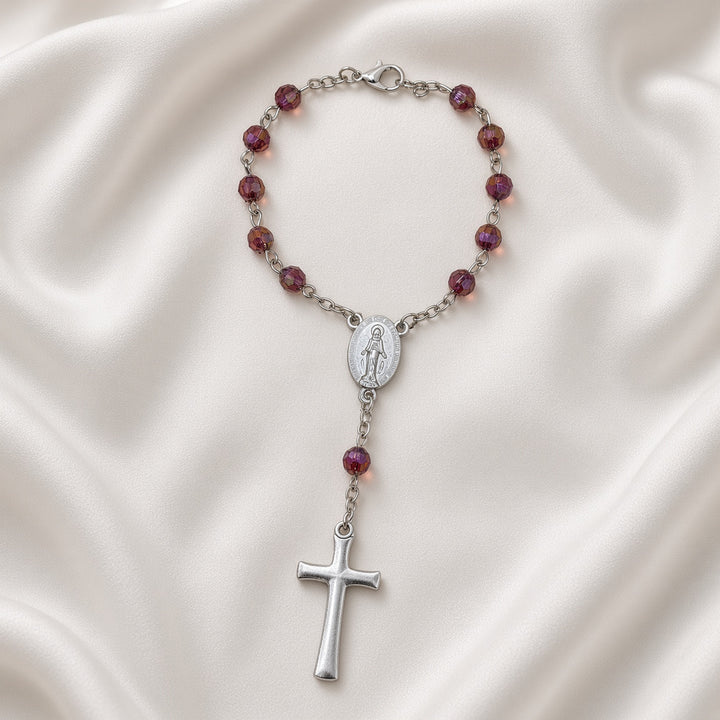 Garnet Bead - Car Rosary