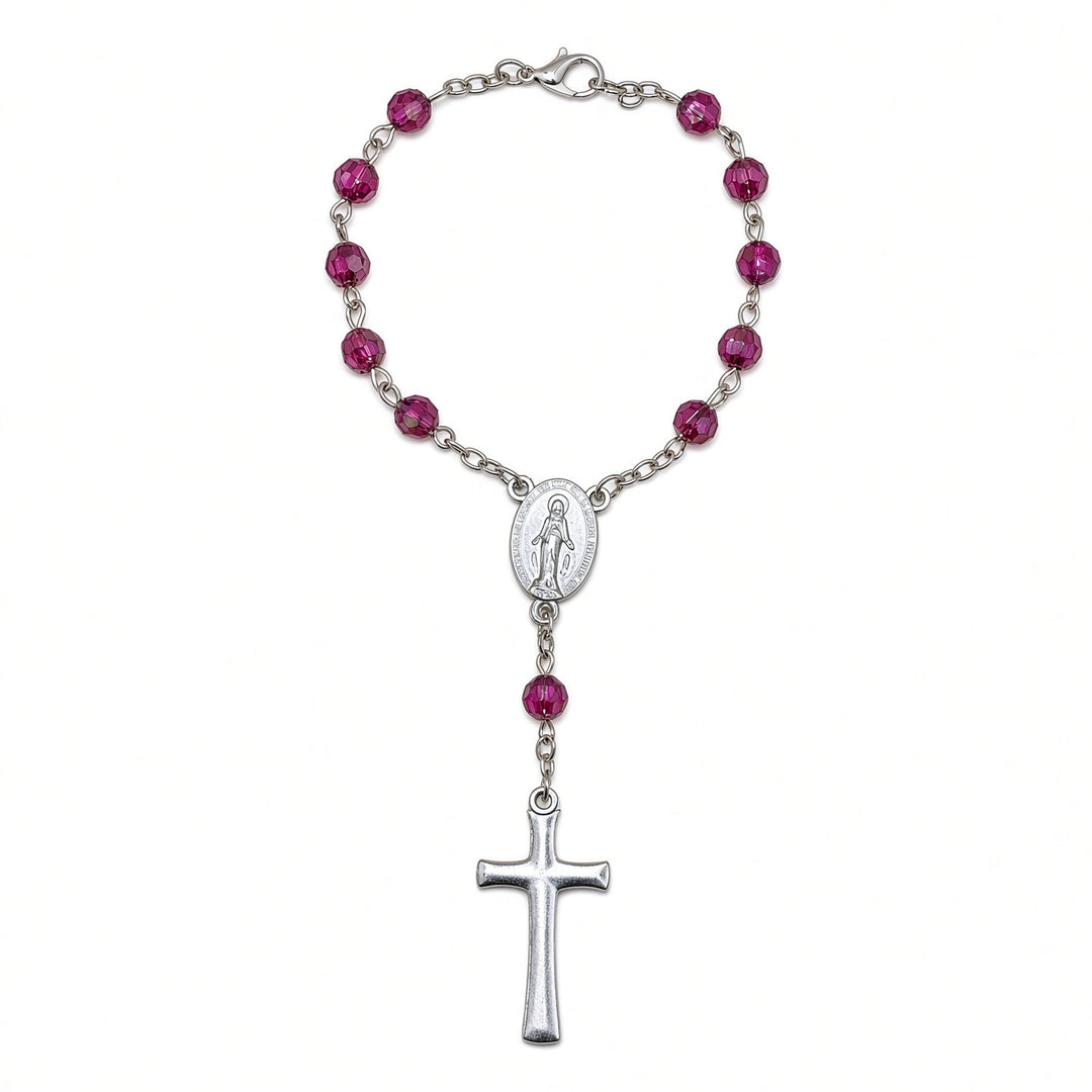 Garnet Bead - Car Rosary