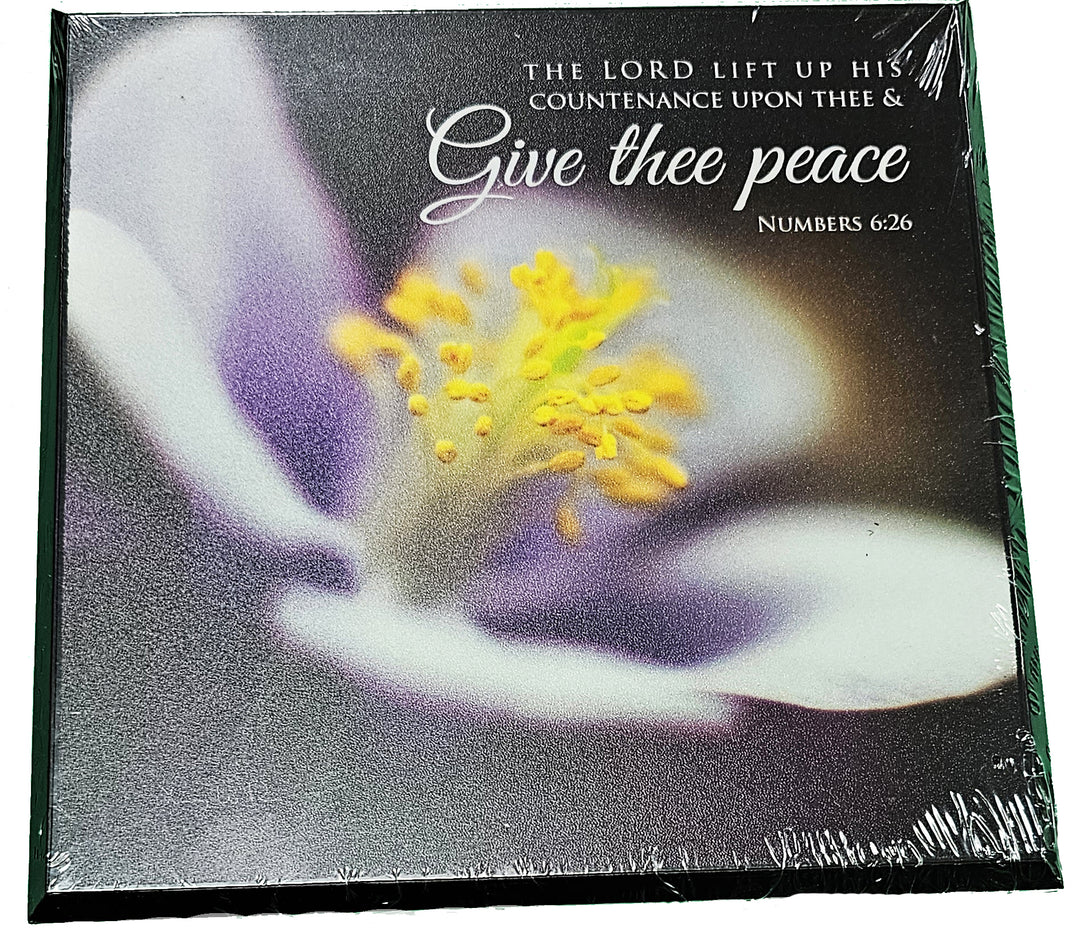 The Lord life up his countenance upon thee &amp; give thee peace - Wood Plaque