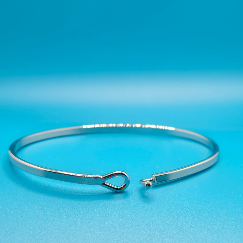 GIVE THANKS IN ALL CIRCUMSTANCES Inspirational Message Bracelet Positive Message Engraved Thin Bangle - Jewelry