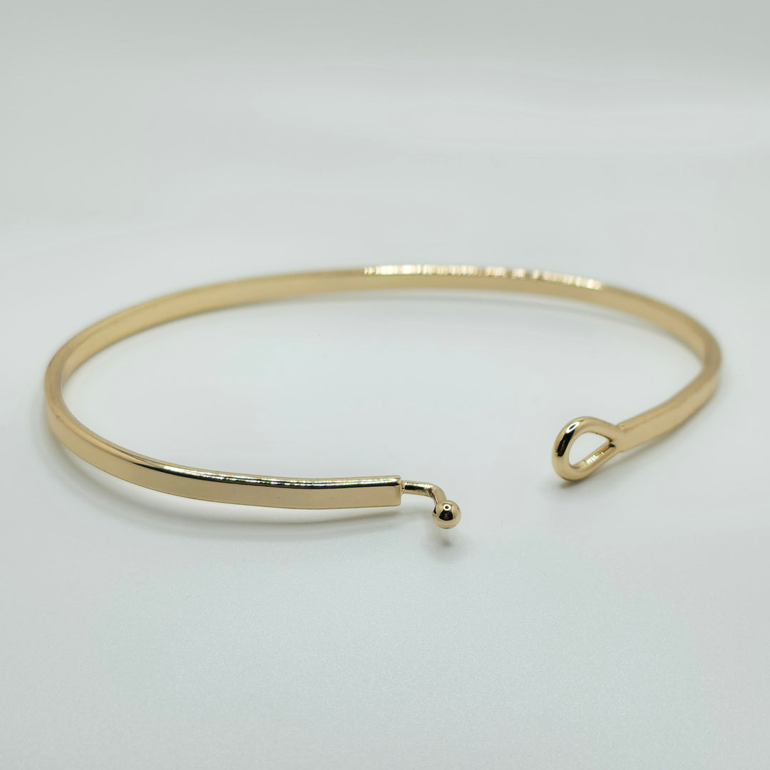 GOD SAID YES YOU CAN Inspirational Message Bracelet Positive Message Engraved Thin Bangle - Jewelry