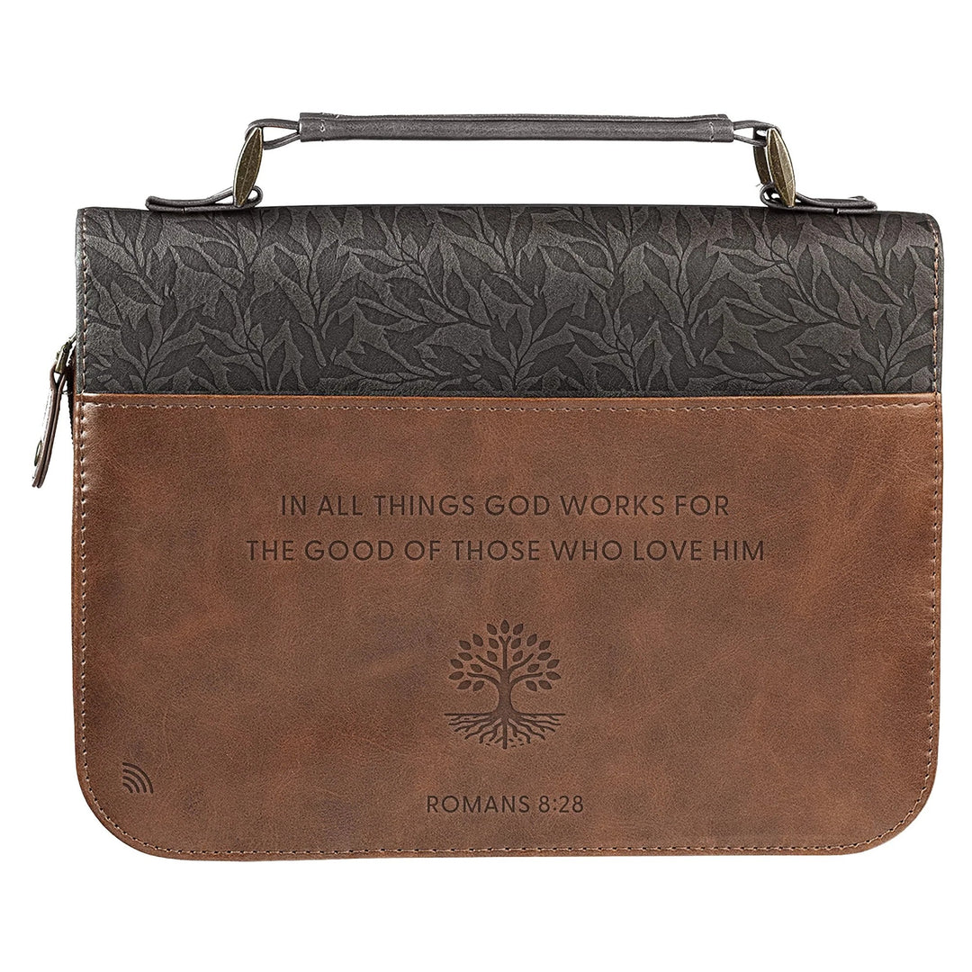 Bible Cover Medium - God works everything together for the good of those who love Him - Romans 8:28. - Logos Tap