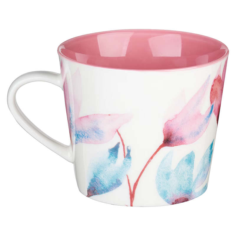 Make Every Day Count Pink Petals Ceramic Coffee Mug