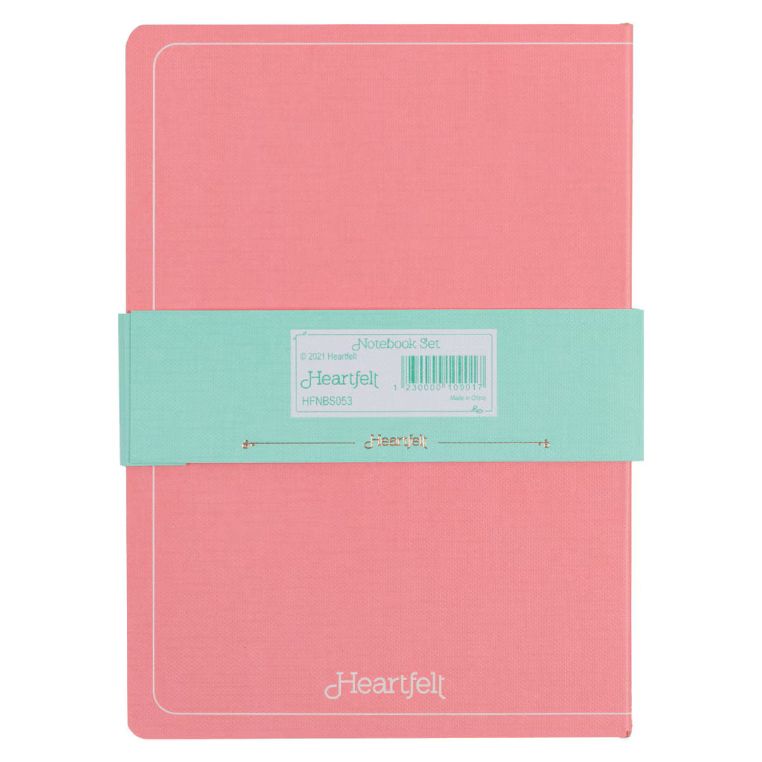 Embrace The Journey Pink Petals Notebook Set