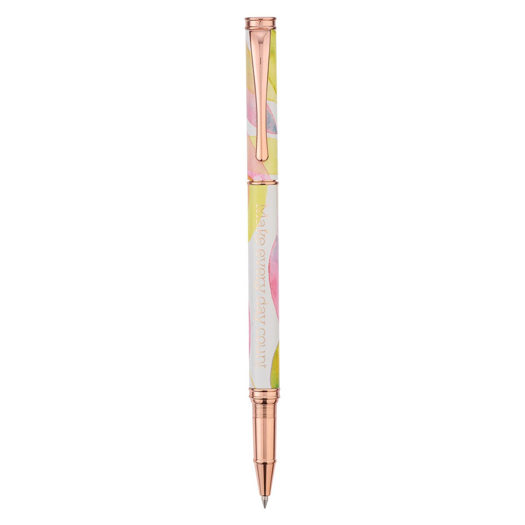 Make Every Day Count Citrus Leaves Gift Pen