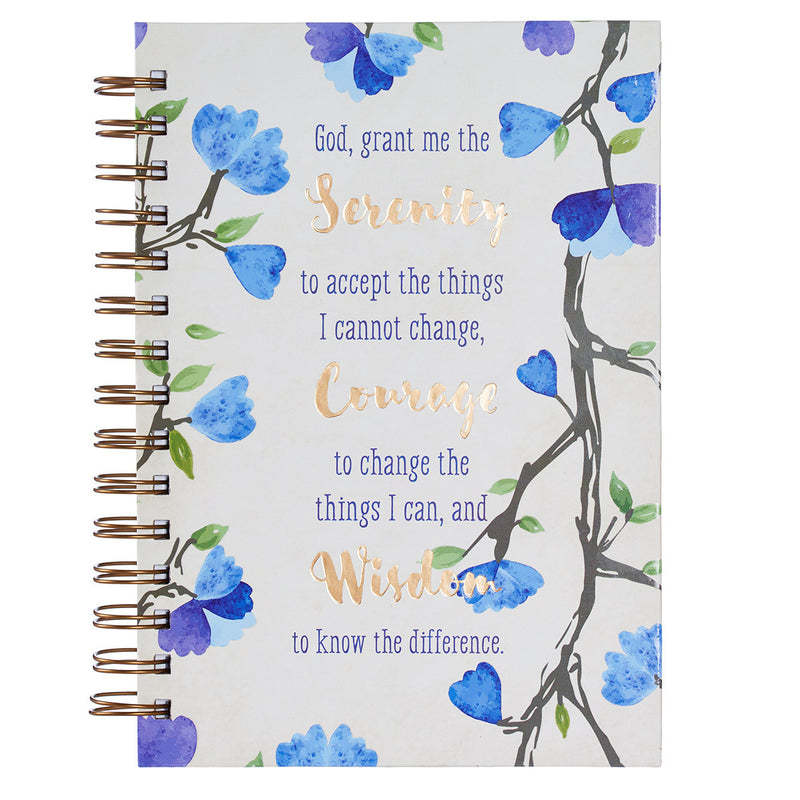 God, grant me the Serenity Prayer - Hardcover Wire bound Journal