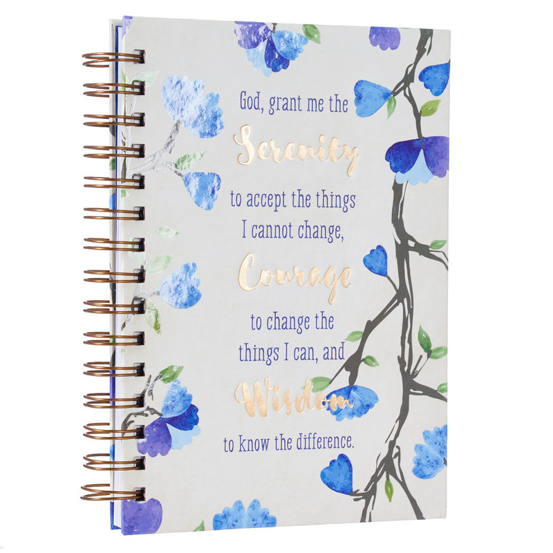God, grant me the Serenity Prayer - Hardcover Wire bound Journal