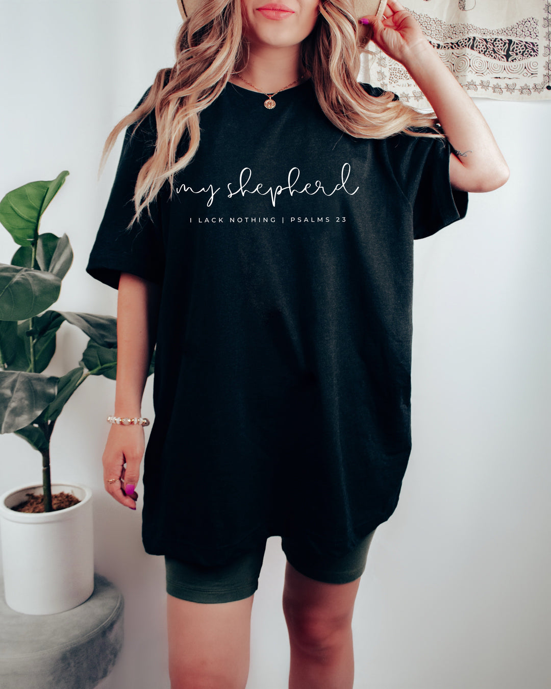 He Is My Shepherd Psalm Christian Comfort Colors T-Shirt, Bible Faith Gift