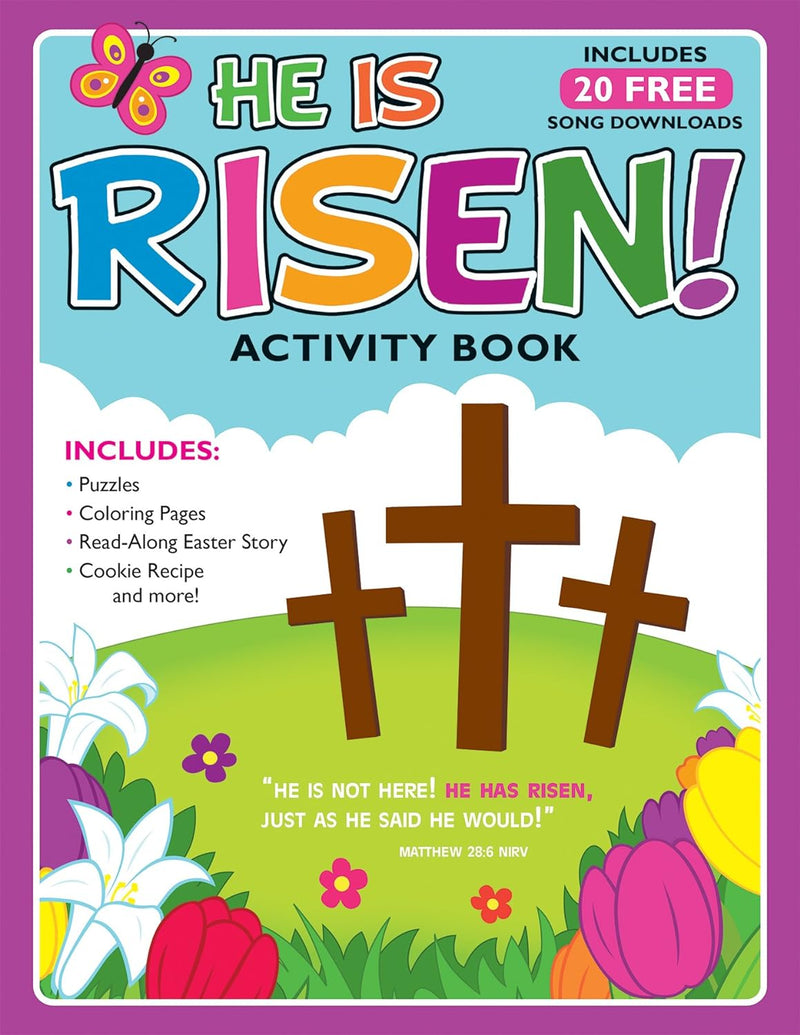 He Is Risen!: Activity Book - Kids Activities