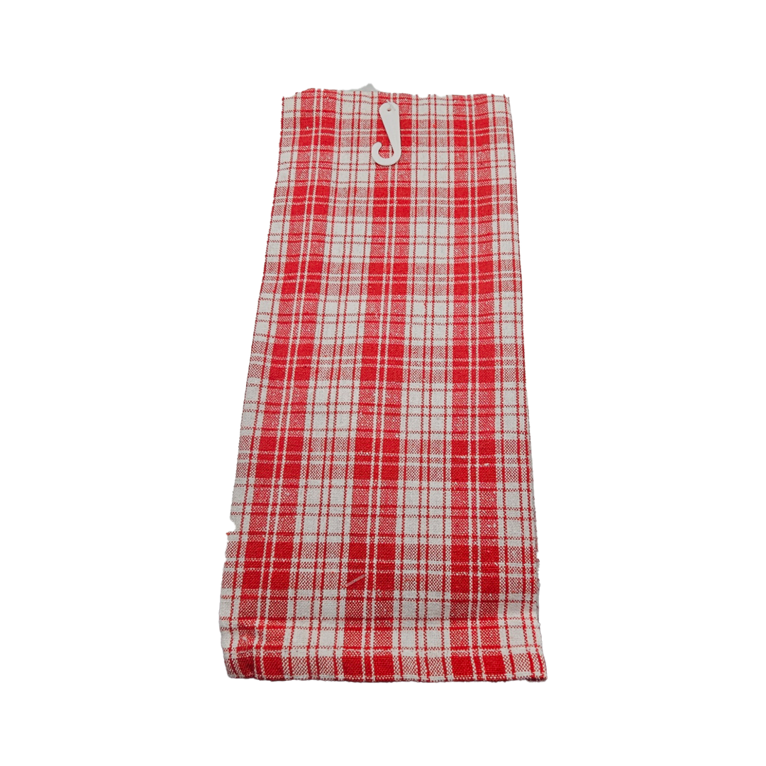 Holiday Collection Christmas Mistle Toe &amp; Candy Cane Towels and Pot Holder Set: Plaid Country Cotton Towels